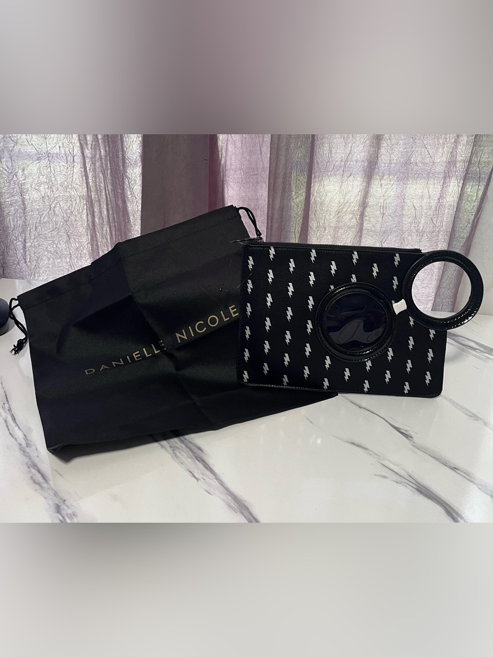 Danielle Nicole HARRY POTTER GLASSES & LIGHTNING BOLT Clutch~Metal Charm -purse